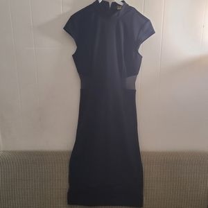 A.B.S Collection black midi  dress